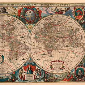 Hondius verdenskart, 1641 van Rebel Ontwerp