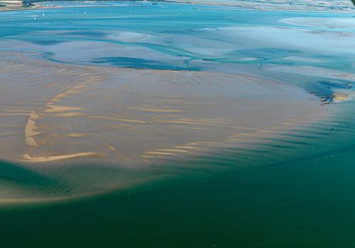 Zandplaat Oosterschelde bij laagwater