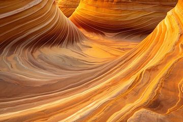 Woestijnzon, gouden pracht van fernlichtsicht