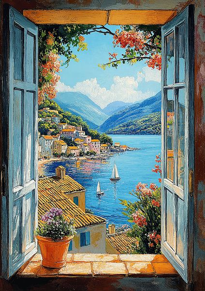 Matisse inspiriert Open Window See von Niklas Maximilian