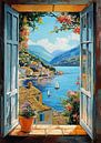 Matisse inspiriert Open Window See von Niklas Maximilian Miniaturansicht