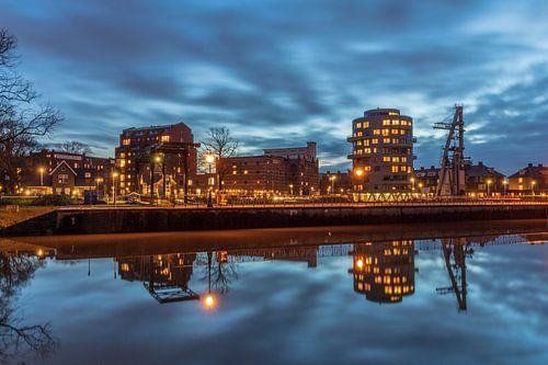 Cereolfabriek en Meyster's Buiten Utrecht avondsfeer.