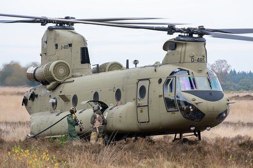 CH-47F Chinook op FARP van Rogier Vermeulen