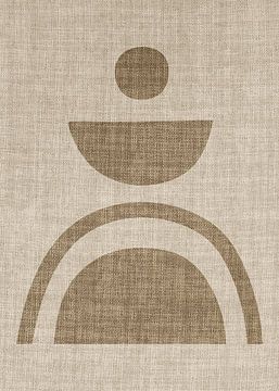 TW living - Linen collection - abstract zen bold two van TW living