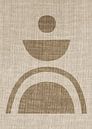 TW living - Linen collection - abstract zen bold two van TW living thumbnail