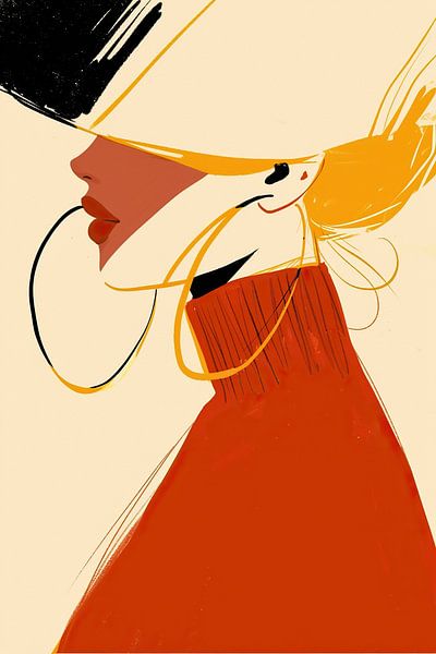 Portret minimalistisch van ARTEO Schilderijen