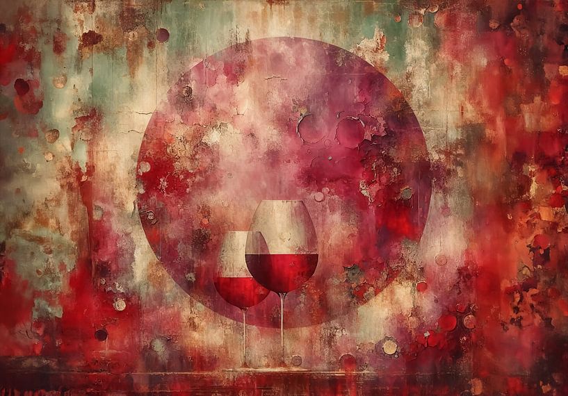 Red wine by Sabine Wagner