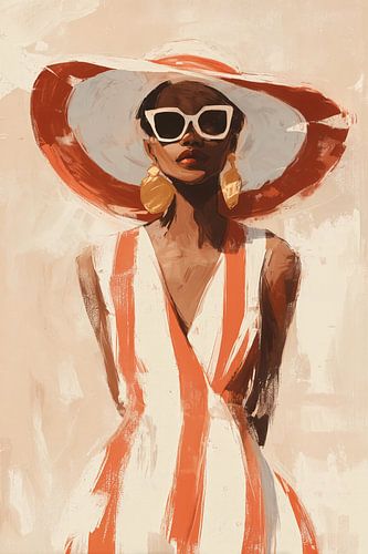 Retro Elegance in Terracotta no.7