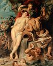Bündnis der Erde mit dem Wasser - Peter Paul Rubens von 1000 Schilderijen Miniaturansicht