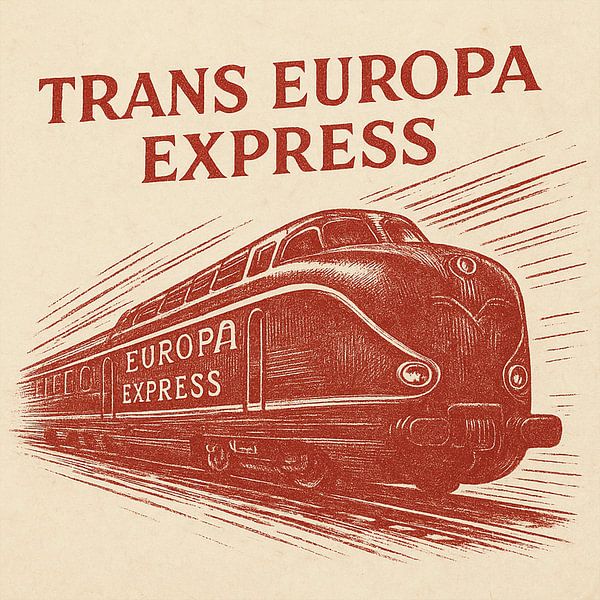 Trans Europa Express - Aventure ferroviaire rétro par Marijke Trienekens