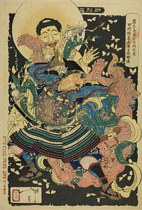 Tsukioka Yoshitoshi - Gamo Sadahide's Servant, Toki Motosada