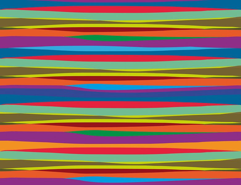 Abstract colorful waves made on the computer by Jolanta Mayerberg