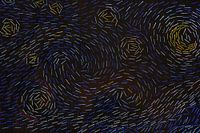 Kunstvolle Lichtstreifen