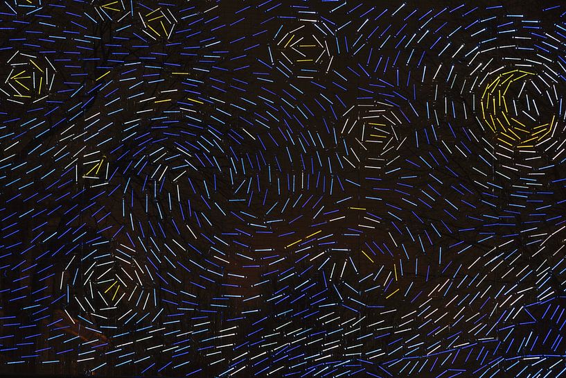 Kunstvolle Lichtstreifen von Esther Bakker-van Aalderen