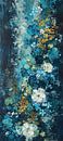 Turquoise Sea of Flowers by Wonderful Art thumbnail