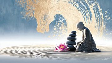 ZEN - Buddhism - Buddha - Buddha by Gelissen Artworks