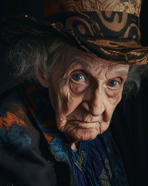 Het geheim van een portret van fernlichtsicht