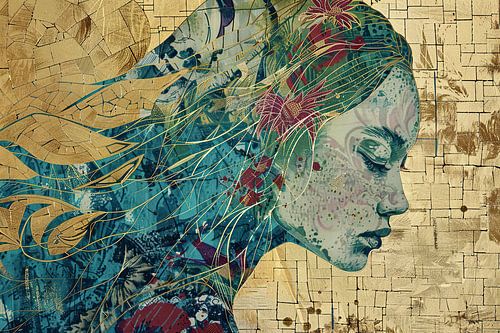 Femme Bleu Or | Urban Mirage