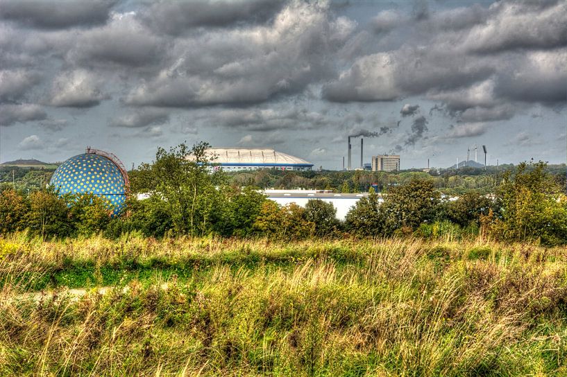 De skyline van Gelsenkirchen van Edgar Schermaul