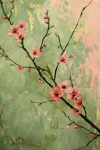 Kersenbloesems van Poster Art Shop