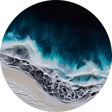 Marineblauwe Kracht: Turbulentie in Verf Gevat