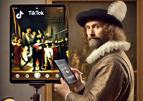 Rembrandt van Rijn on Tik Tok!