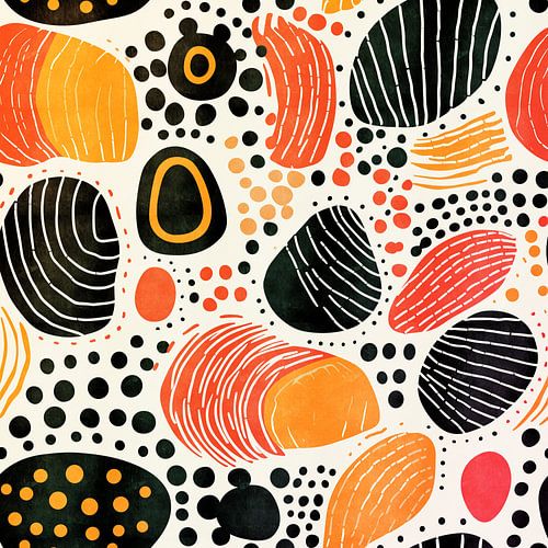 Abstract Shells on the beach