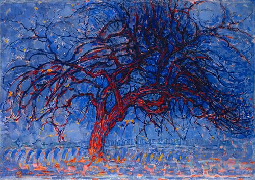 Roter Baum, Piet Mondrian 1908-10