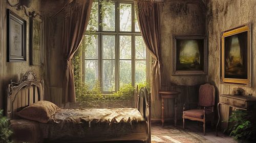 De verlaten slaapkamer