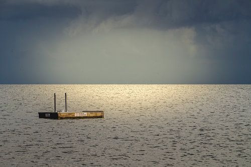 In je eentje op het Wad van Wim Keessen