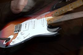 Guitar weep by Abra van Vossen