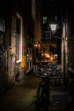 Alley in the centre of Delft - Netherlands by Jolanda Aalbers