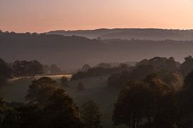 Sonnenuntergang in den Ardennen von Bert-Jan de Wagenaar