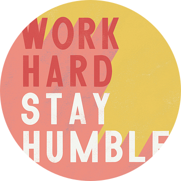 Work Hard Stay Humble Crop, Becky Thorns van Wild Apple
