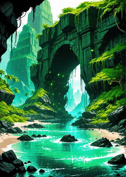 Lost Gateway of the Jungle by atiq fauzi