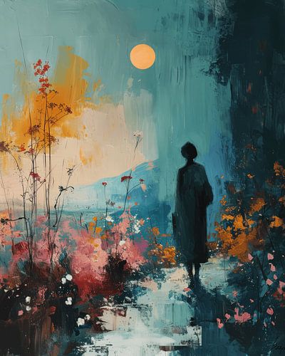 Ein Abendspaziergang im Sommer