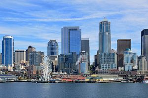 Das Hafenviertel von Seattle