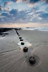 Coucher de soleil aux Pays-Bas sur Arjen Schippers