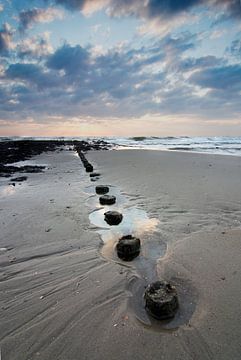 Coucher de soleil aux Pays-Bas sur Arjen Schippers