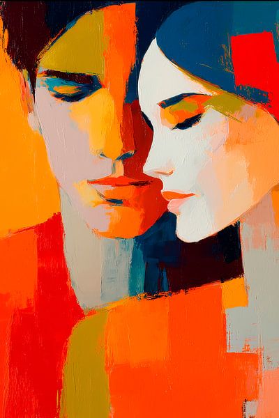 Colorful Couple by Harry Hadders Design