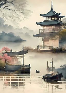 traditional house japan by jauhari picture graphic