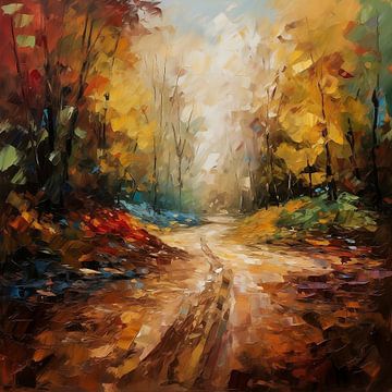 Nuances d'automne dans le flou sur TheArtfulGallery