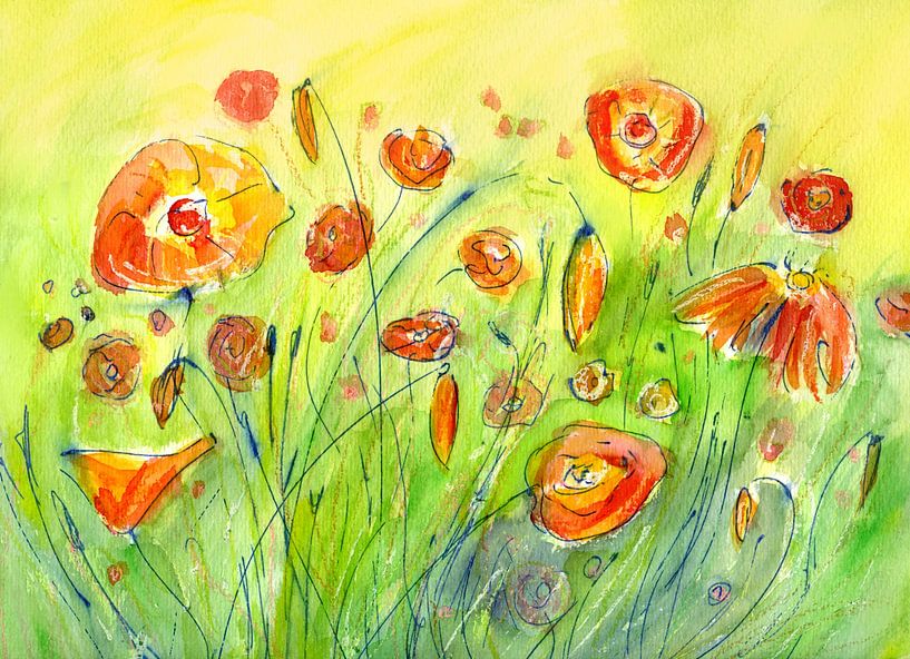Sommertanz - De Dans van de zomer von Claudia Gründler