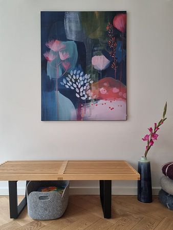 Bunte botanische abstrakte