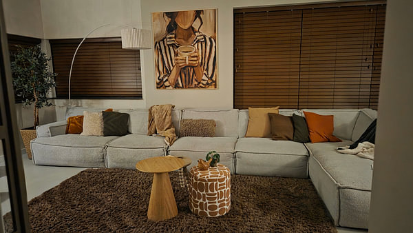 Customer photo: Morning Tranquillity and Warm Streaks by Wall Wonder, on ArtFrame