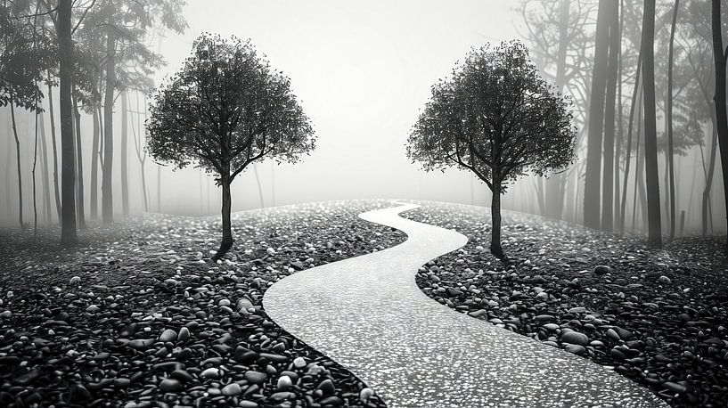 Chemin forestier par Frank Heinz