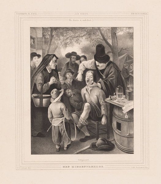 Carel Christiaan Antony Last, Tooth Puller, 1837 - 1840 by Atelier Liesjes