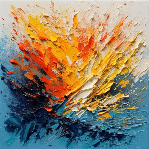 Bunte Malerei spritzen