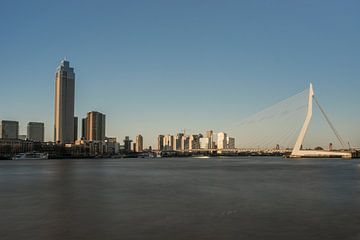 Panorama van Erasmusbrug en Zalmhaventoren van Patrick Verhoef