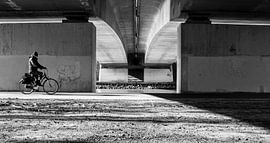 Serie Fietsers 4 van Lisanne Schuiling